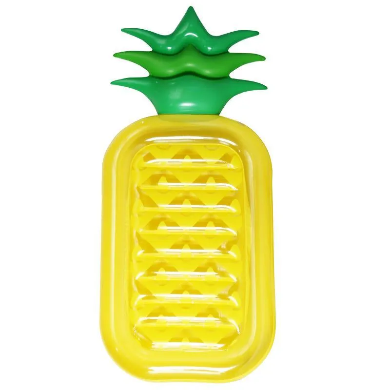 Pineapple inflatable floating drainage supplies floating bed swimming toy