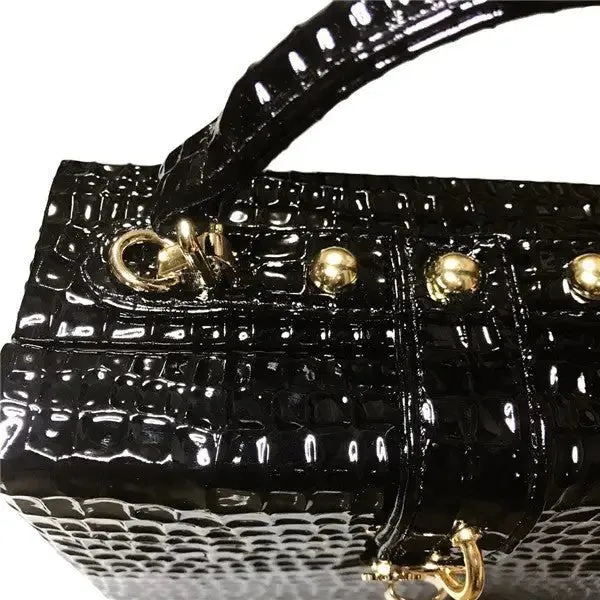 Python Print Handbag - Trendy Snake Bag